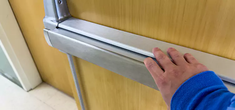 Installing a Push Bar on a Door Texarkana